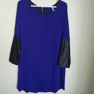 Auditions Blue and Black Dress L